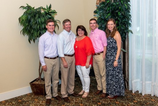 Gene Adolph and his family